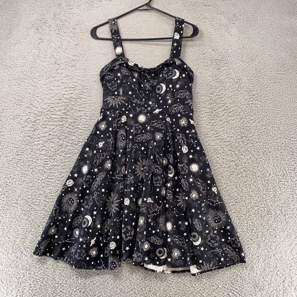 Eva Rose Y2K Dress Womens Large Celestial Retro Sweetheart Whimsical Mall Goth